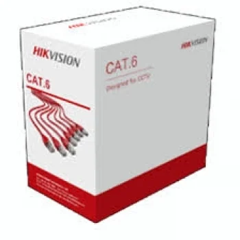 HIKVISION DS-1LN6U-G CAT6 UTP 305 Metre 23 AWG 0.55 mm Network Kablosu Saf Bakır Gri
