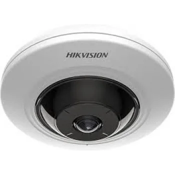 HIKVISION DS-2CD2955G0-ISU 1/2.5 Progressive Scan CMOS 5 MP 360 derece 2 Led POE Sesli Dome Fish IP Güvenlik Kamerası