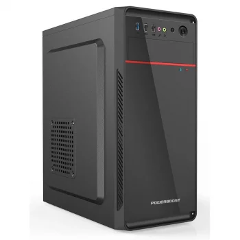 POWER BOOST VK-1626 350W Siyah Mid Tower ATX Kasa