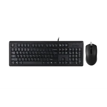 A4 TECH KR-9276 Q Türkçe USB Standart Siyah Klavye+ Mouse