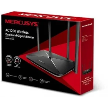 TP-LINK MERCUSYS AC12G 3× LAN, 1×WAN Port (Gigabit) 300Mbps2.4GHz+867Mbps5GHz 4xAnten Router
