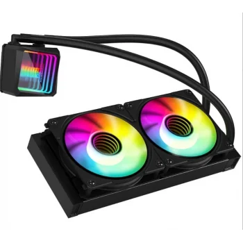 POWER BOOST PB-LCS-IM240-B LGA1700/AM4/AM5 240 mm ARGB fanli Siyah Sivi Sogutma