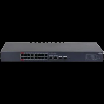 DAHUA DH-CS4218-16ET-240 18 Port Mbit 16 Port PoE+ 265W 2xCombo Uplink Cloud Managed Smart Switch