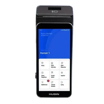 HUGIN S1 Mobil Yazar Kasa Pos Temassız Özellikli 4G Android 12 Cihaz