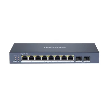 HIKVISION DS-3E1510P-SI 10 Port Gbit 8 Port PoE+ 120W 2xSFP Uplink Yönetilebilir Smart Switch