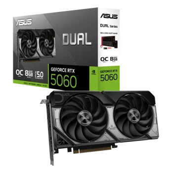 ASUS DUAL-RTX5060-O8G 8GB Nvidia RTX5060 GDDR7 128bit HDMI 3xDP 16x Ekran Kartı