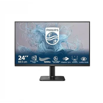 PHILIPS 24E2N1110 1000 Serisi 23.8 LED IPS 1ms 120Hz 1920x1080 FullHD VGA HDMI (VESA) Siyah Monitör