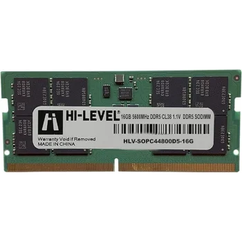 HI-LEVEL HLV-SOPC44800D5-16G 16GB (Tek Parça) DDR5 5600MHz Notebook Bellek