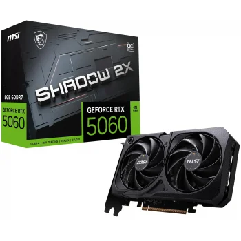 MSI RTX5060 8G SHADOW 2X OC 8GB Nvidia RTX5060 GDDR7 128bit HDMI 3xDP 16x Ekran Kartı
