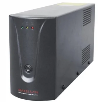 MAKELSAN LION 850 VA (1x12v 9AH Akü) Turuncu Line Interactive 5/12 dk UPS