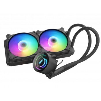 AIGO DX240 V2.6 1700/1851/1200/AM5/ 240 mm ARGB Siyah Sıvı Soğutma