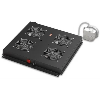 LANDE LN-FAN-THM-4FFS-BL 4 lü Fan grubu Termostatli