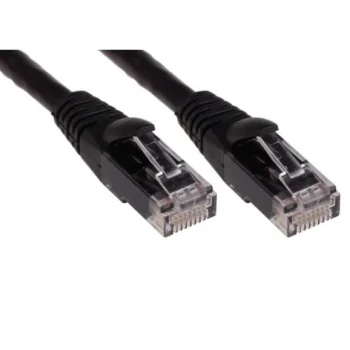 ODS 02R45R45C6UJ1B0.3A CAT6 UTP LSZH BAKIR 0.30 Metre Siyah Patch Cord