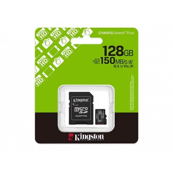 KINGSTON SDCS3/128GB Class10 128GB 150MB/s MicroSD Kart Bellek