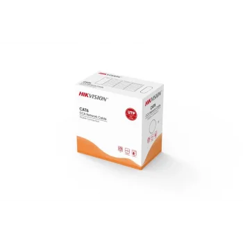 HIKVISION DS-1LN6UU/CCA(O-STD) CAT6 - CCA UTP 305 Metre 23AWG - 0.57mm Network Kablosu GRI