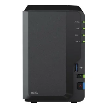 SYNOLOGY DiskStation DS223 512MB 2 X 3,5 SATA Destegi RAID(1-0-5-6-10) NAS Server