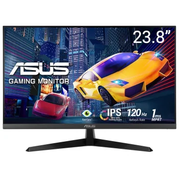 ASUS VY249HGR 23.8 LED IPS 1ms 120Hz 1920x1080 FullHD VGA HDMI (Vesa) AdaptiveSync Siyah Monitör