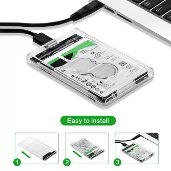 CODEGEN CODMAX CDG-HDC-30T 2.5 USB 3.0 Şeffaf Sata 3 Harici HDD Kutusu