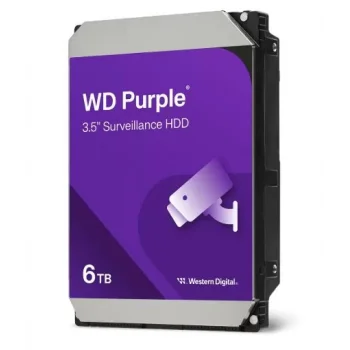 WESTERN DIGITAL WD64PURZ PURPLE 3.5 6TB 256mb SATA (3 Yil Garanti) 7/24 Harddisk