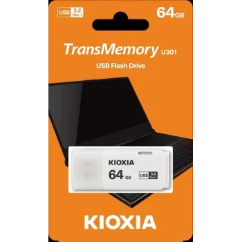 KIOXIA LU301W064GG4 U301 64GB USB 3.2 Beyaz USB Bellek