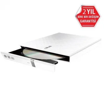ASUS SDRW-08D2S-U LITE 8x USB 2.0 Harici Beyaz Slim DVD-RW