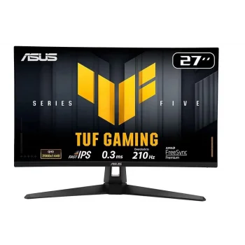 ASUS VG27AQE5A TUF Gaming 27 LED IPS 0.3ms 165Hz 2560x1440 QHD 2x HDMI 1xDP Multimedya (Vesa) AdaptiveSync Siyah Monitö