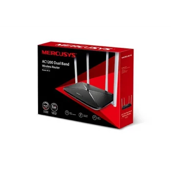TP-LINK MERCUSYS AC12 3 Port 10/100/1000Mbps AC1200 4xAnten Masaüstü Router Access Point