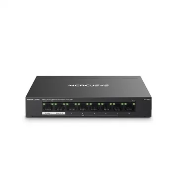 TP-LINK MERCUSYS MS108GP 8 port Gbit 7 Port PoE+ 65W Desktop Yönetilemez Switch