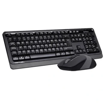 A4 TECH FG1010 F Türkçe Kablosuz (F KLAVYE) Gri 2000dpi Klavye+ Mouse
