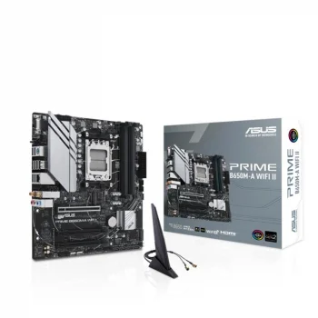 ASUS PRIME B650M-A WIFI II DDR5 6400MHZ 1XVGA 1XHDMI 1XDP 2XM.2 USB 3.2 MATX AM5(AMD AM5 9000/8000/7000 SERİ İLE UYUMLU)