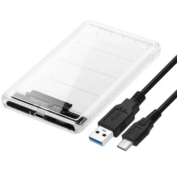 CODEGEN CODMAX CDG-HDC-30TC 2.5 USB 3.1 Şeffaf Sata 3 Harici HDD Kutusu
