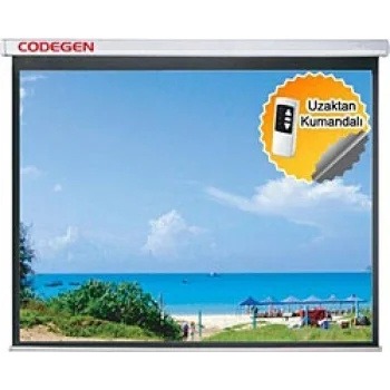 CODEGEN EX-24 240x200 Motorlu Projeksiyon Perdesi