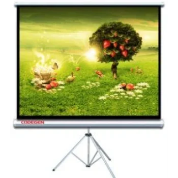 CODEGEN TX-20 200x200 Ayaklı Projeksiyon Perdesi