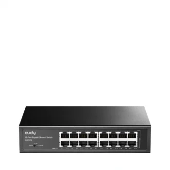 CUDY GS1016 16 Port Gbit Rackmount Yönetilemez Metal Kasa Switch
