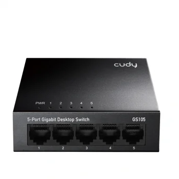 CUDY GS105 5 port Gbit Desktop Yönetilemez Metal Kasa Switch
