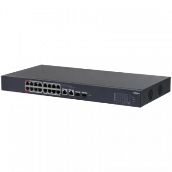DAHUA DH-CS4218-16ET-240 18 Port Mbit 16 Port PoE+ 265W 2xCombo Uplink Cloud Managed Smart Switch