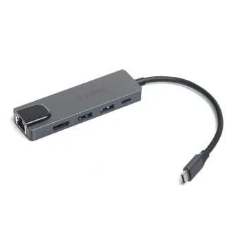 DARK DK-AC-U31X46 5i 1 Arada USB 3.1 Type-C to Ethernet / HDMI USB 3.0 - USB 2.0 / USB-C 65W Macbook Port Çoklayıcı HUB