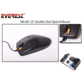 EVEREST SM-601 USB 800dpi Siyah Standart Mouse