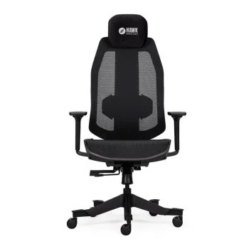 HAWK GAMING CHAIR NOVA FİLELİ SİYAH OYUNCU KOLTUĞU