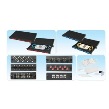 HCS PFO-11222-1U 12 Port Duplex SC Patch Fiber Panel Modülü Boş