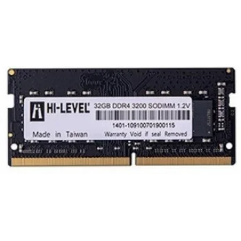 HI-LEVEL HLV-SOPC25600D4/32G 32GB (Tek Parça) DDR4 3200Mhz Notebook Bellek