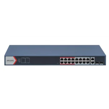 HIKVISION DS-3E1318P-EI 18 Port Mbit 16 PORT POE 230W 2xCombo Uplink Yönetilebilir Smart Switch