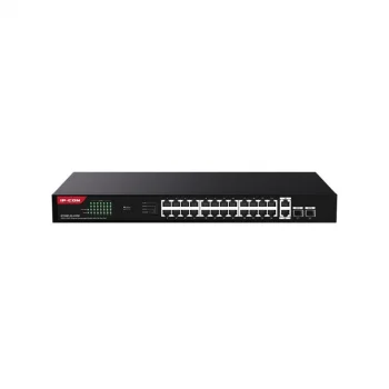 IP-COM G1128P-24-410W 24 PORT GIGABIT +2XGB RJ45/SFP UPLINK 370W POE RACKMOUNT SWITCH