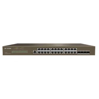 IP-COM G5328F 24 PORT GIGABIT + 4X1GB SFP UPLINK L3 YÖNETİLEBİLİR RACKMOUNT SWITCH