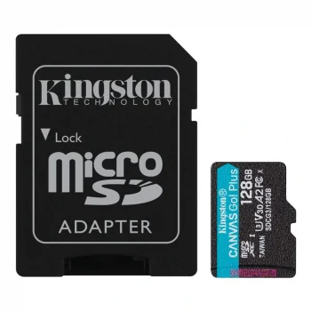 KINGSTON SDCS3/128GB Class10 128GB 150MB/s MicroSD Kart Bellek