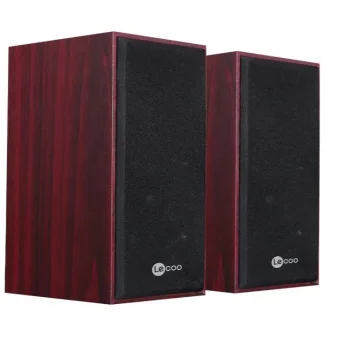 LECOO DS105 6W Siyah Stereo Masaüstü Ahşa Hoparlör