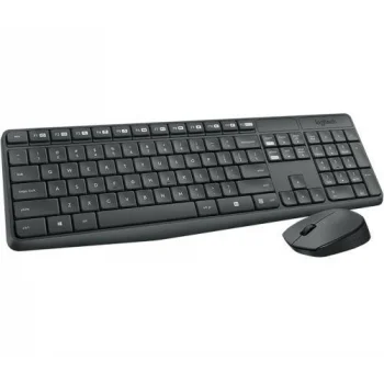 LOGITECH MK235 Q Türkçe Kablosuz Siyah Klavye+ Mouse