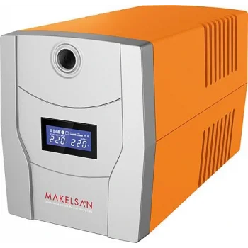 MAKELSAN LION 2200 VA (2x12V 9AH Akü) Line Interactive 4/8 Dk. UPS