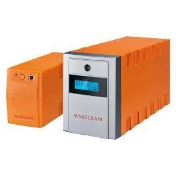 MAKELSAN LION PLUS 1500 VA (2x12V 9AH Akü ) Line Interactive 5/10 dk UPS