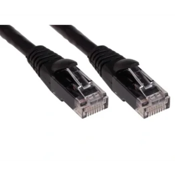 ODS 02R45R45C6UJ1B0.2A CAT6 UTP LSZH BAKIR 0.20 Metre Siyah Patch Cord